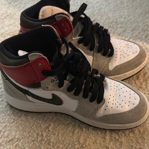 Nike Air Jordan High-Top Sneakers - Red, Black, White, Gray